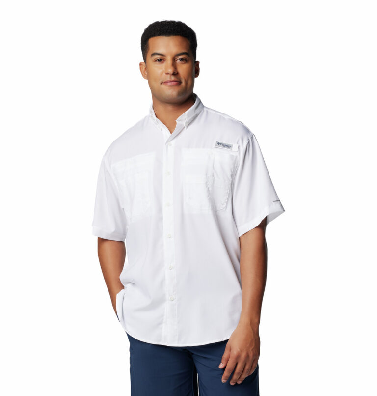 a man in a white shirt