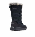 a black boot with fur on the side