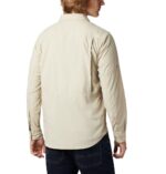 A Man in a brown shirt back view