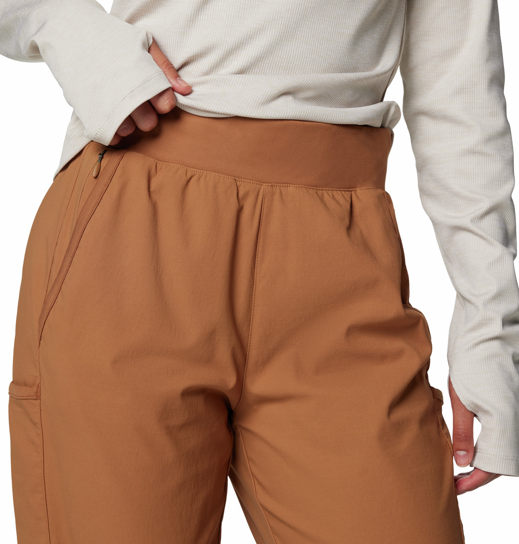 Columbia Leslie Falls Jogger Pants Womens Large Gray Omni-Shield Water Repellent