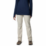 a person wearing khaki pants and a blue shirt