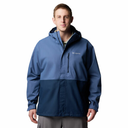 A Man in a blue jacket front View