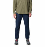A Man in a blue pants front view