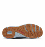 A grey fishing shoe bottom view