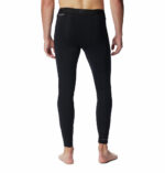 a man wearing black tights