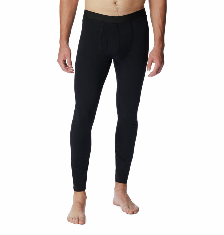 a man wearing black tights