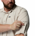 a man wearing a brown Silver Ridge Utility Lite Long Sleeve Shirt