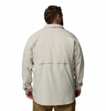 a man wearing a brown Silver Ridge Utility Lite Long Sleeve Shirt