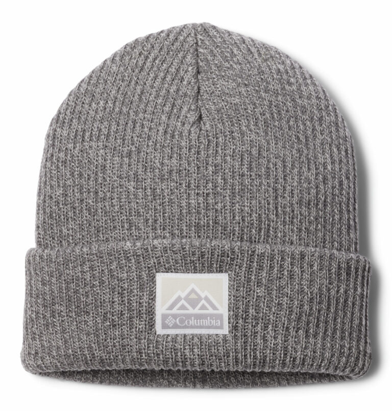 A grey beanie