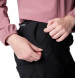 A Women wearing black pants