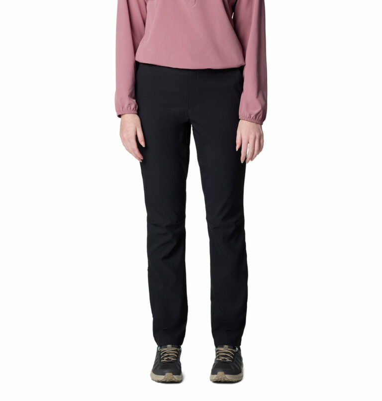 A Women wearing black pants