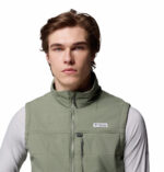 A man wearing a brown vest