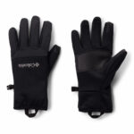 A pair of black gloves