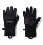 A pair of black gloves