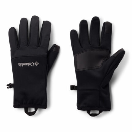 A pair of black gloves