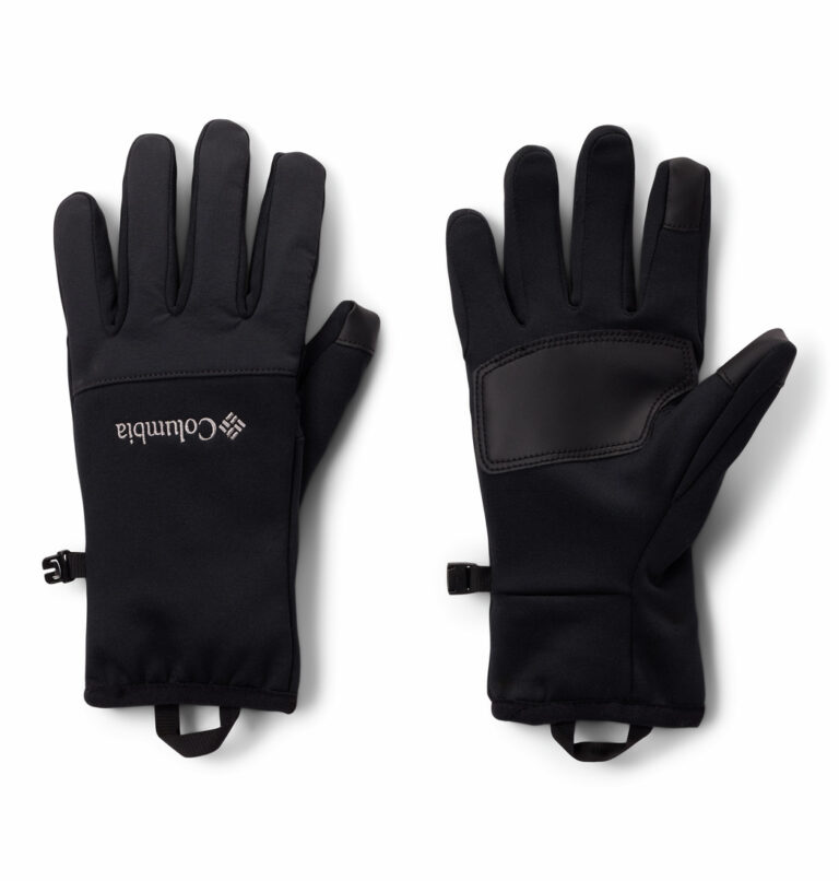 A pair of black gloves