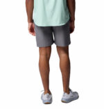 A man wearing fishing shorts