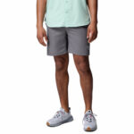 A man wearing fishing shorts