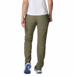 a women wearing brown pants