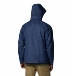 a man wearing a blue jacket