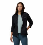 a women wearing a Black Fast Trek II Jacket