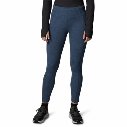 a women wearing blue joggers