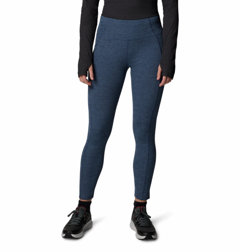 a women wearing blue joggers