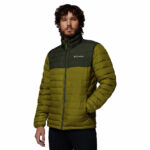 a man wearing a Green Brown Powder Lite II Jacket