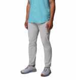 a man wearing grey pants