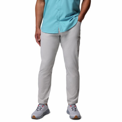 a man wearing grey pants