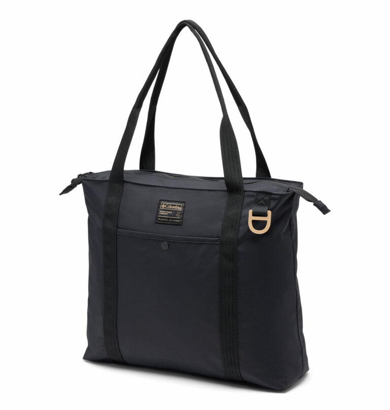 a black tote bag