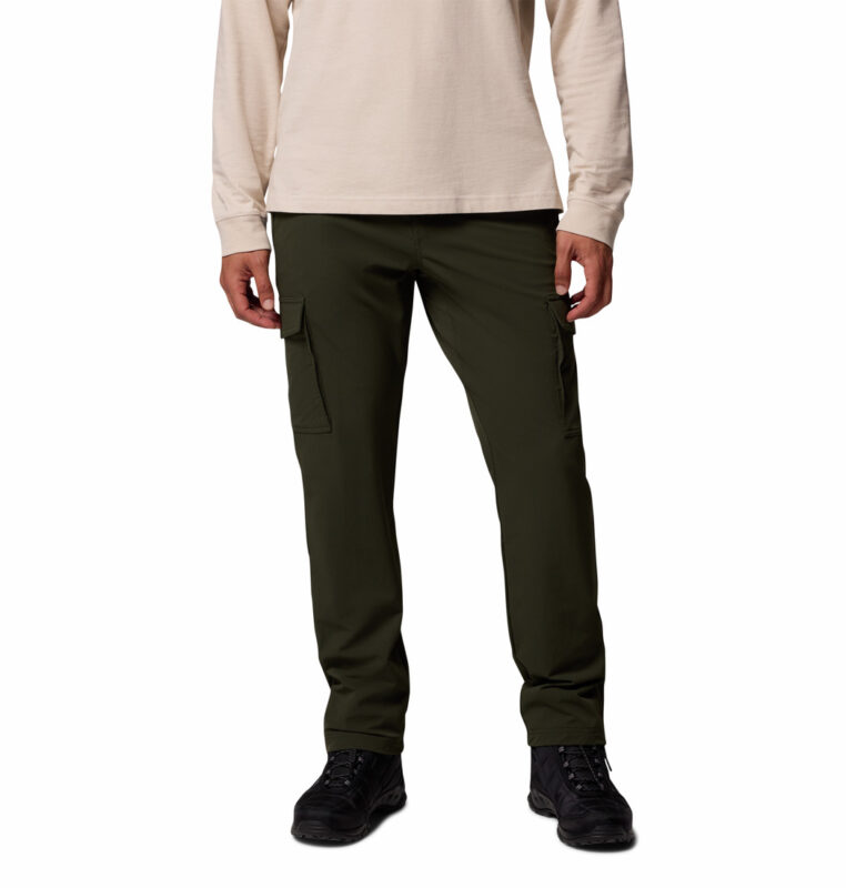 a man wearing brown pants