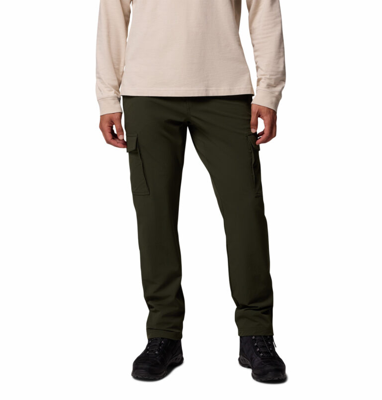 a man wearing brown pants