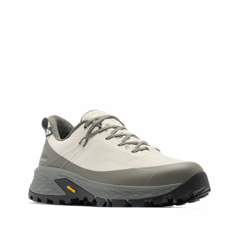 A close up of a hiking shoe
