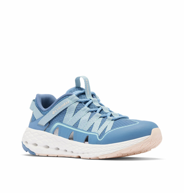 A close up of a water shoe