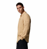 a man wearing a brown Silver Ridge Utility Lite Long Sleeve Shirt