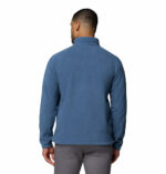 a man wearing a blue Fast Trek II Full Zip Fleece