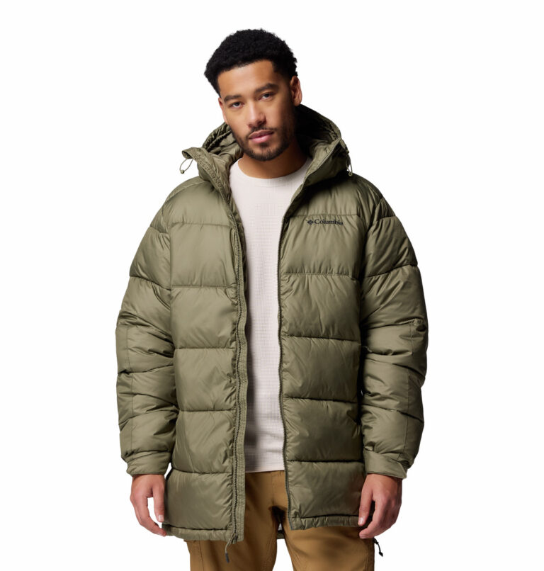 a man wearing a brown Pike Lake Parka