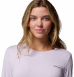a women wearing a purple Sloan Ridge Long Sleeve Shirt