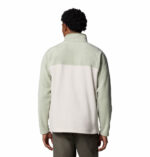 a man wearing a beige Steen Mountain II Half Snap Fleece Pullover