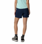 a women wearing a blue Leslie Falls II Shorts