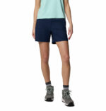 a women wearing a blue Leslie Falls II Shorts