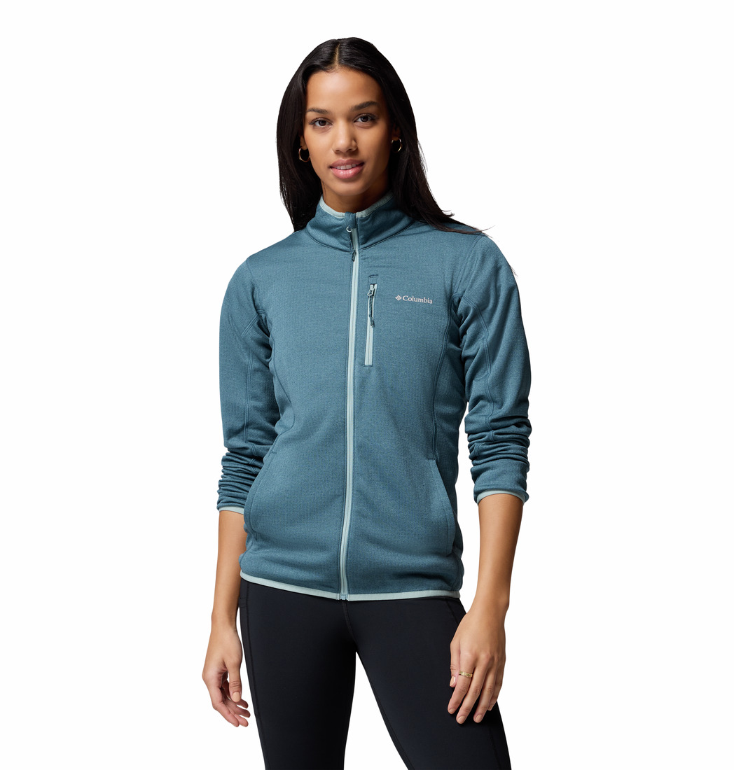 2136231_429_f_om_preview_download a women wearing a blue Essential Hike Gred Full Zip Fleece Jacket