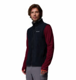 a man wearing a black Fast Trek Fleece Vest