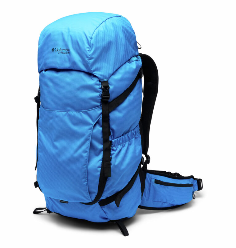 a blue Triple Canyon 60L Backpack