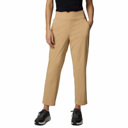 a women wearing a brown All Seasons Pull On Pants