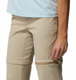 a women wearing a brown Leslie Falls Convertible Pants