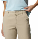 a women wearing a brown Leslie Falls Convertible Pants