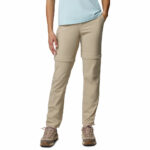 a women wearing a brown Leslie Falls Convertible Pants