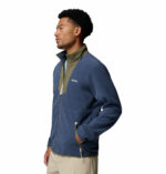 a man wearing a blue green Sequoia Grove Full Zip Fleece